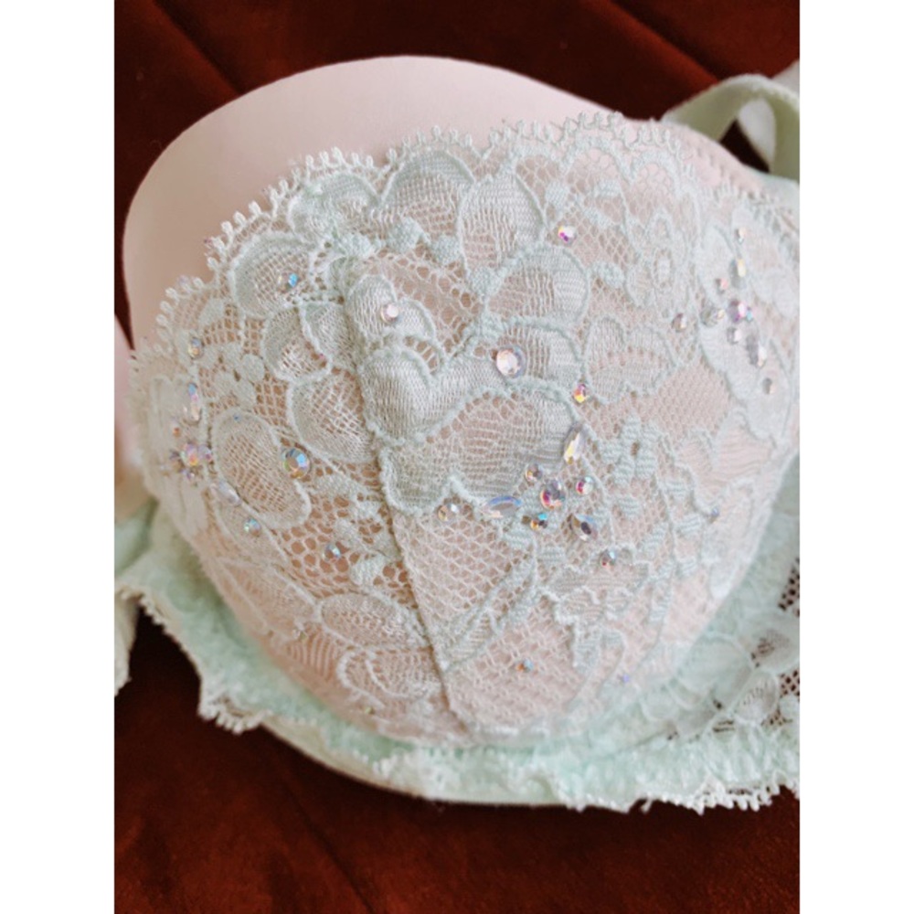 Victoria’s Secret lace diamond embellishments bra